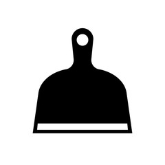 Cleaning tool dustpan icon