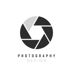 Abstract photo vector logo