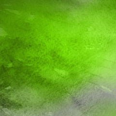 Obraz premium Green ink and watercolor textures on white paper background. Paint leaks and ombre effects. Hand painted abstract image.
