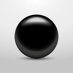 black clear ball