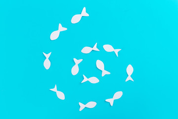 fishis in a spiral shape