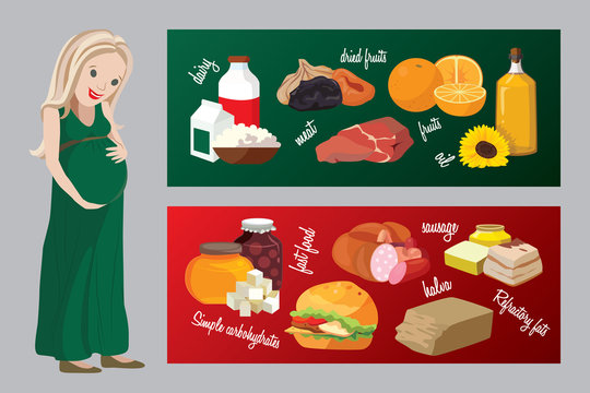 Useful and harmful foods during a pregnancy