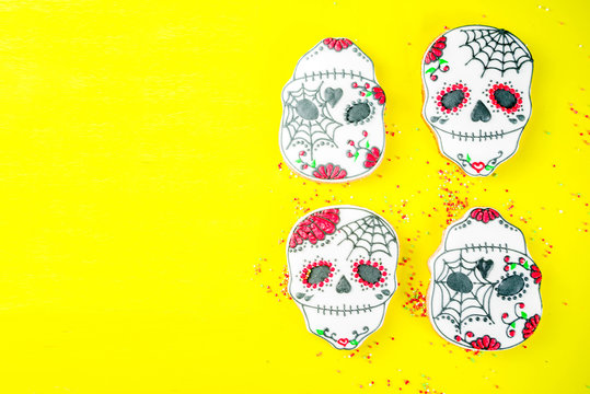 Mexican Day of the Dead cookies