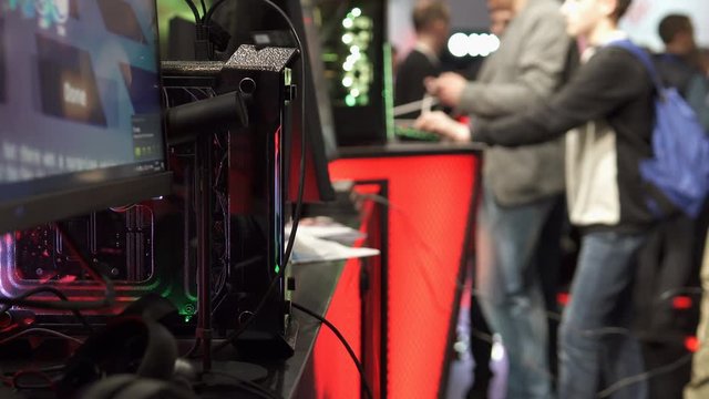 Computers and new technologies at the exhibition