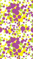 Abstract background from color circles