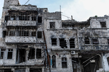 la ville  Alep en syrie après sa destruction