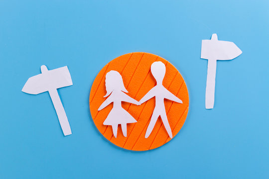 travel traffic sign and blue sky