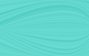 A wave pattern of white and blue. The background is turquoise with streaks and curved lines.