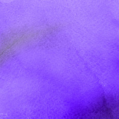 Violet ink and watercolor textures on white paper background. Paint leaks and ombre effects. Hand painted abstract image.