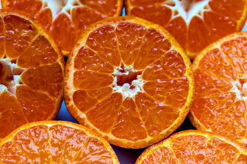 slices of tangerine