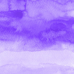 Obraz premium Violet ink and watercolor textures on white paper background. Paint leaks and ombre effects. Hand painted abstract image.