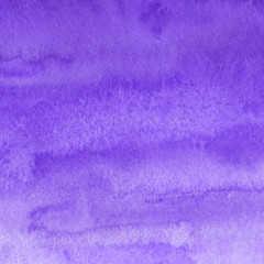 Naklejka na ściany i meble Violet ink and watercolor textures on white paper background. Paint leaks and ombre effects. Hand painted abstract image.