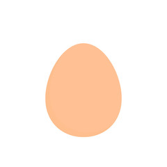 Egg icon vector illustration in flat style isolated on white background