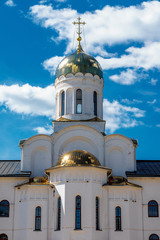 Fototapeta na wymiar the dome of the Church against the sky