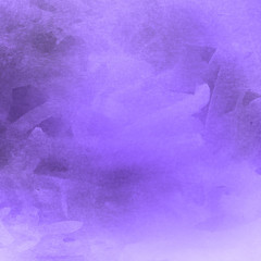 Obraz premium Violet ink and watercolor textures on white paper background. Paint leaks and ombre effects. Hand painted abstract image.