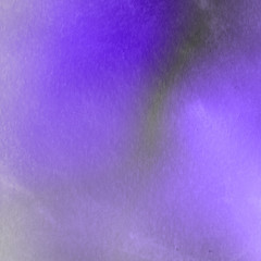 Violet ink and watercolor textures on white paper background. Paint leaks and ombre effects. Hand painted abstract image.