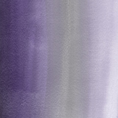 Fototapeta premium Violet ink and watercolor textures on white paper background. Paint leaks and ombre effects. Hand painted abstract image.
