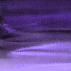 Naklejka na ściany i meble Violet ink and watercolor textures on white paper background. Paint leaks and ombre effects. Hand painted abstract image.