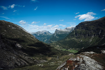 Fototapeta na wymiar Norwegian Mountains
