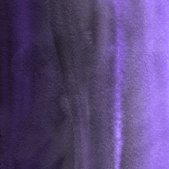 Violet ink and watercolor textures on white paper background. Paint leaks and ombre effects. Hand painted abstract image.