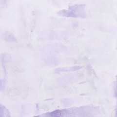 Violet ink and watercolor textures on white paper background. Paint leaks and ombre effects. Hand painted abstract image.