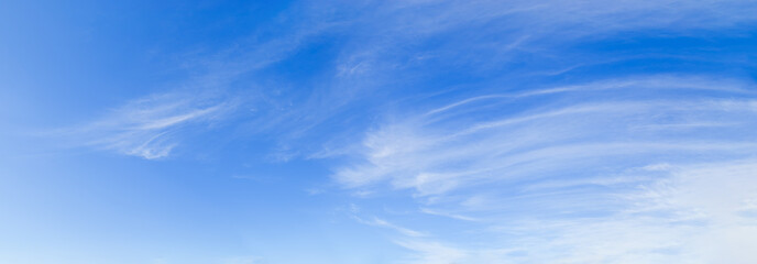 Sky and cloud panorama