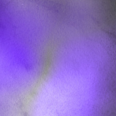 Violet ink and watercolor textures on white paper background. Paint leaks and ombre effects. Hand painted abstract image.