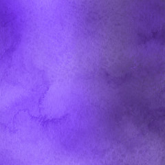 Violet ink and watercolor textures on white paper background. Paint leaks and ombre effects. Hand painted abstract image.
