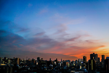 Fototapeta premium 夕暮れ時