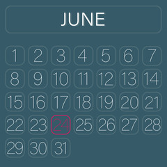 Calender Page June 24