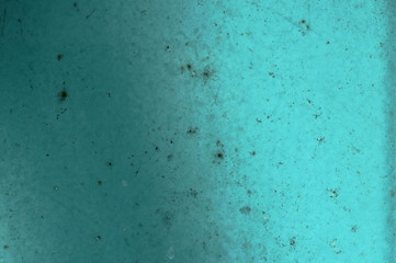 dust stain on green tile bathroom wall