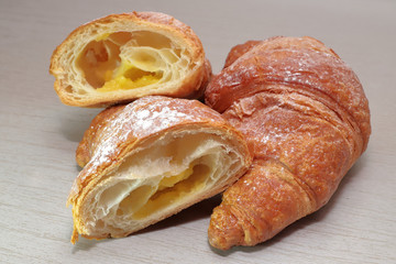 Croissant allla crema, Cream Croissant