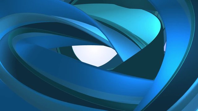 Soft colors 3D curved rainbow rubber band marshmallow rope candy seamless loop abstract shape animation background new quality universal motion dynamic animated colorful joyful video 4k stock footage