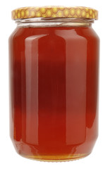 Jar of honey healthy food organic product