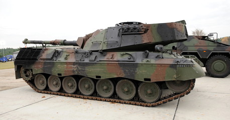 Fototapeta na wymiar Kampfpanzer Leopard 1