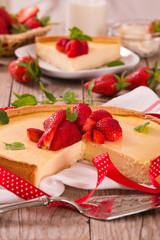 Strawberry cheesecake.