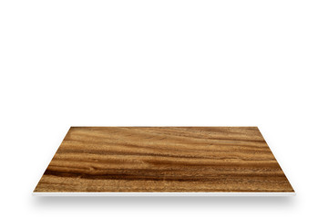 Naklejka na ściany i meble wooden table isolated on white background