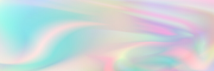 horizontal elegant pastel holographic texture design for pattern and background