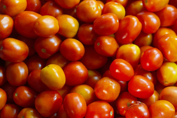 Fototapeta na wymiar background of red tomatoes