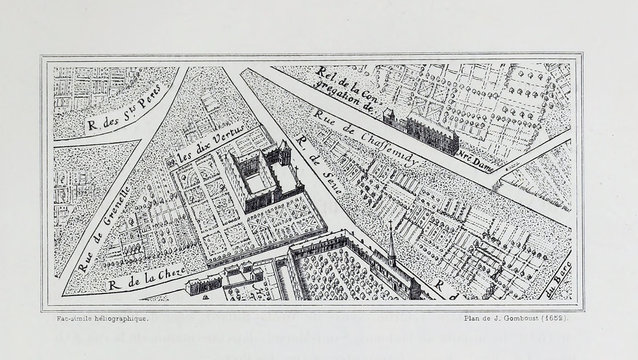 Plan of Paris