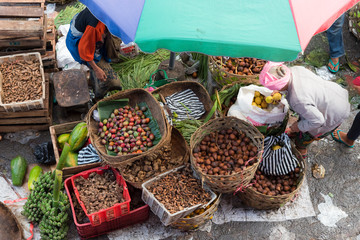 Gewürzestand in Ubud, Bali Indonesien