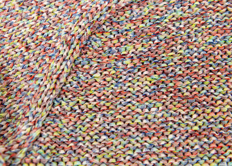 Fototapeta na wymiar Close up of Texture on Knitted Sweater