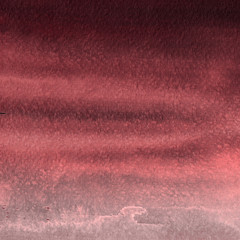 Red ink and watercolor texture on white paper background. Paint leaks and ombre effects. Hand painted abstract image.