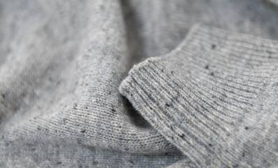Close up of Texture on Knitted Sweater