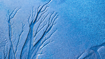 Wave, sand and sea. Nature background.