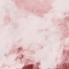 Fototapeta premium Red ink and watercolor texture on white paper background. Paint leaks and ombre effects. Hand painted abstract image.