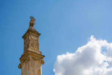 Horizontal View of the St. John Baptist in the Town of Sava, near Taranto, in the South of Italy