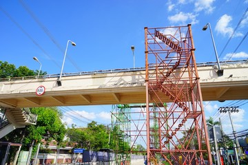 construction of the building