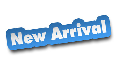 new arrival concept 3d illustration isolated