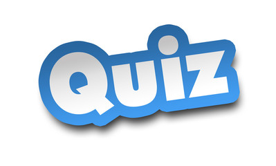 quiz concept 3d illustration isolated